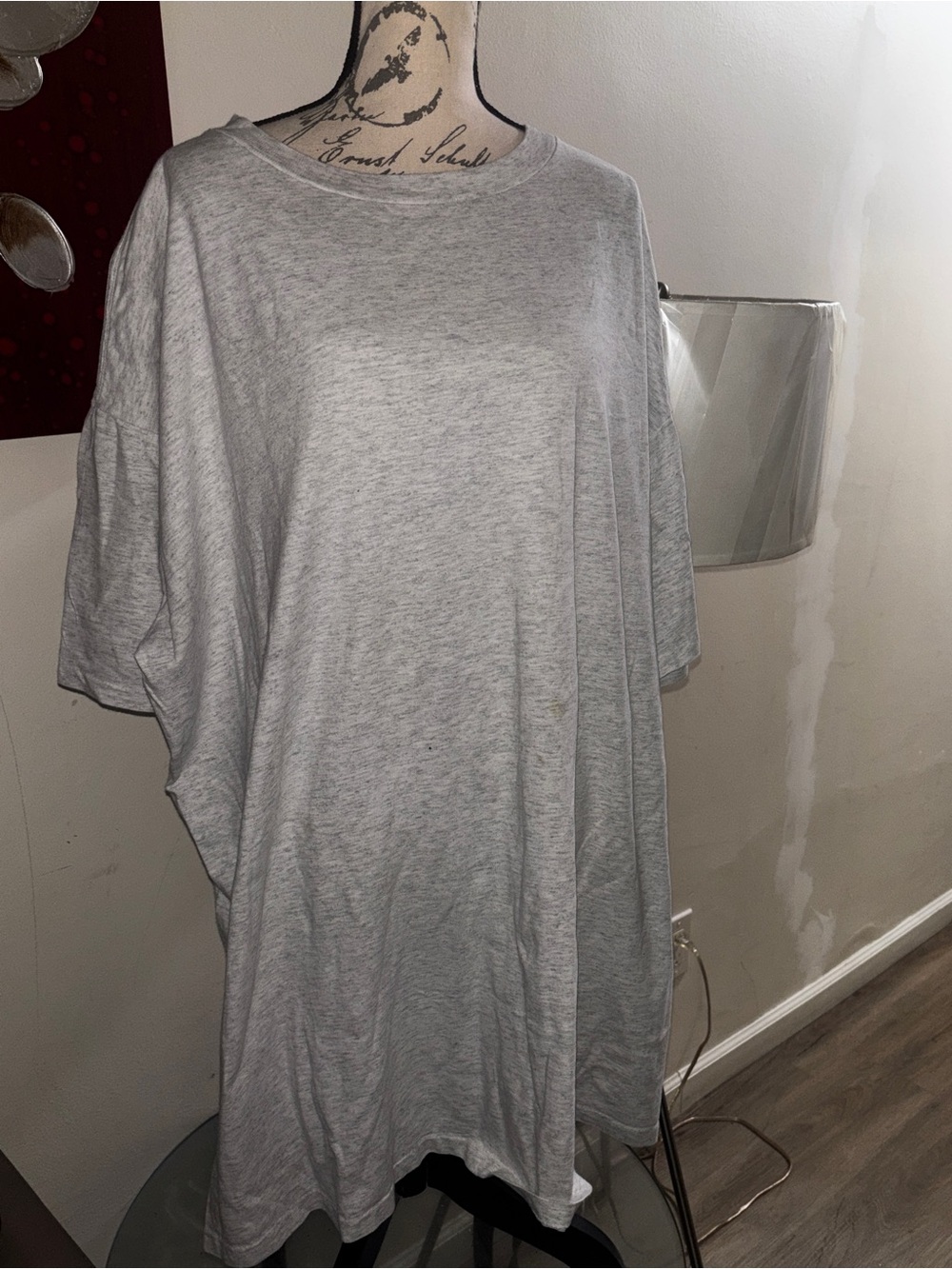 Light Gray Women's Short Sleeve Tee - Relaxed Fit